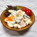 ＠迷子＠'s cooksnap of when they made ☆簡単☆ゆで卵のカレーマカロニサラダ.
