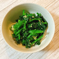 えりべえ's cooksnap of when they made 超時短・超簡単!!ほうれん草の和え物.