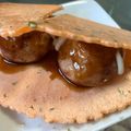 papikun's cooksnap of when they made 【簡単駄菓子】たこせん：たこ焼きせんべい.
