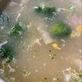 せけち's cooksnap of when they made ふんわり卵とベーコンのコンソメスープ.