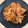 こるだ's cooksnap of when they made 幼児でも食べやすい豚の生姜焼き.
