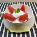 horseland's cooksnap of when they made 意外な美味しさ！スイカヨーグルト.