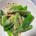 ♬のんのこ日和♬'s cooksnap of when they made オクラのゴマ味噌和え.