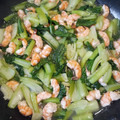 つくしんぼ⭐'s cooksnap of when they made 青梗菜とエビの中華風炒め.
