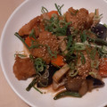 アクセル☆'s cooksnap of when they made 【唐揚げリメイク】蓮根とナスの甘酢炒め.