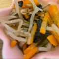 ynua♡'s cooksnap of when they made ほうれん草ともやしのお浸し.
