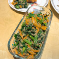 riria♪'s cooksnap of when they made ほうれん草と人参のツナ胡麻和え♩.