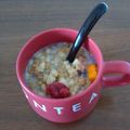 ペキのリリー's cooksnap of when they made 米麹甘酒で♬シリアルぜんざい.