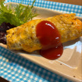 お山のエイ's cooksnap of when they made 挽肉と玉ねぎのオムレツ.
