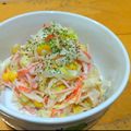 ちーまぐ's cooksnap of when they made 白菜　人参　カニカマ　マヨサラダ.