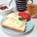 ぱふ♪'s cooksnap of when they made ゆで卵、マヨチーズのトースト♪.