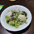 sayuki♪'s cooksnap of when they made ネギ香る鶏胸肉とキクラゲ、もやしのサラダ.