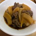 ☆あさ's cooksnap of when they made タケノコと牛すじの煮物.