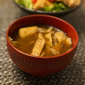ちゃぴ♥'s cooksnap of when they made 舞茸・豆腐・油揚げの味噌汁～♪.