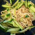 きゃろぽて's cooksnap of when they made ★切干大根とｷｭｳﾘの中華風ｻﾗﾀﾞ★.