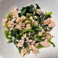 ♬のんのこ日和♬'s cooksnap of when they made ほうれん草のシーチキン和え.