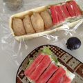小手毬＊●((◉ｴ◉))●'s cooksnap of when they made 某コンビニ風カニカマ押し寿司.