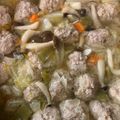 きゃろぽて's cooksnap of when they made 白菜と肉団子のスープ【保育園給食】.