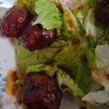 akely's cooksnap of when they made ウズラ入りミートボール甘酢あーん♪.