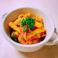 のんべぇヒロ's cooksnap of when they made マカロニと魚ニソのナポリタン風！？.