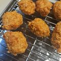 3しまいまま's cooksnap of when they made 簡単！節約！鶏ひき肉と豆腐のカラアゲくん.