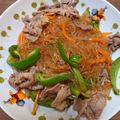 ラフロイグ31年's cooksnap of when they made チャプチェ 簡単なのに本格的で美味しい♡.