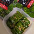 わかポン☆'s cooksnap of when they made 包丁いらず！丸ごとピーマンのレンジ煮浸し.