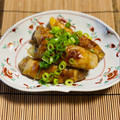 コムギ大好き's cooksnap of when they made なすのしょうが味噌肉巻き.