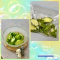 キンプリ's cooksnap of when they made 生姜香る胡瓜とオクラの白だし漬け.