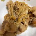 ヒヨコマメ☆'s cooksnap of when they made 豚肉とえのきの焼肉のたれ和え☆.