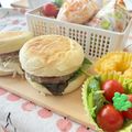 リリリエンタール's cooksnap of when they made イングリッシュマフィンでハンバーガー♪.