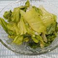 rarararako's cooksnap of when they made ごま油が美味しい(^^*)レタスのナムル.