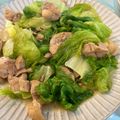 ainuinu's cooksnap of when they made レタス消費＊鶏肉とレタスの塩レモン炒め＊.