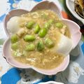 omochi82's cooksnap of when they made 冷でも温でも♫玉子と枝豆のあんかけ豆腐.