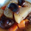 Nöööla♡'s cooksnap of when they made 鶏もも肉と大根・干し椎茸の炒め煮~餡掛け.