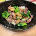 こっぷぽ～ん's cooksnap of when they made ホタルイカと菜の花のポン酢和え.