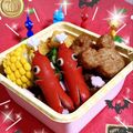 クックWOX5QV☆'s cooksnap of when they made ピクミン キャラ弁.