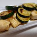 fu♪♪'s cooksnap of when they made 夏に！木綿豆腐とズッキーニの照り焼き.