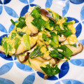 京のお抹茶's cooksnap of when they made ❀ニラと椎茸の卵とじ❀.