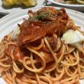 りこりゃんママ's cooksnap of when they made ■いかとトマトのにんにくスパゲティー■.