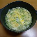 55才のおじさん's cooksnap of when they made キャベツと卵の中華スープ☆.
