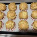 クック77ZH8S☆'s cooksnap of when they made シュクリームにホイップカスタードクリーム.
