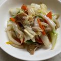 gohanちゃん's cooksnap of when they made 白菜と豚バラ肉のオイスター炒め.