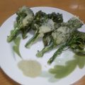 えりこ82☆'s cooksnap of when they made 丸ごと一株❀ブロッコリーの天ぷら　抹茶塩.