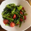 おかぼんぼん's cooksnap of when they made 小松菜とトマトの中華サラダ.