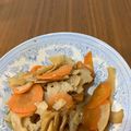 didiko's cooksnap of when they made れんこんと人参のきんぴら.