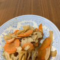 didiko's cooksnap of when they made れんこんと人参のきんぴら.