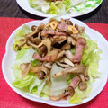 ＴＯＭＯ ＹＵ's cooksnap of when they made レタスときのこのＨＯＴサラダ.