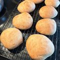 栗丸うさぎ's cooksnap of when they made 全粒粉50%★丸パン.