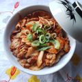 花時計咲いた's cooksnap of when they made 豚キムチ丼.